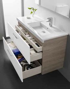 Koupelnová skříňka pod umyvadlo Roca Prisma 89x46x66,7 cm bílá A856883806
