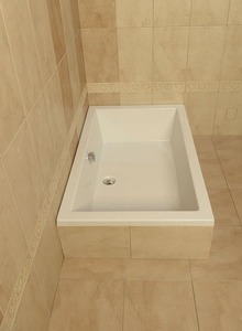 Polysan DEEP hluboká sprchová vanička, obdélník 120x75x26cm, bílá,71564