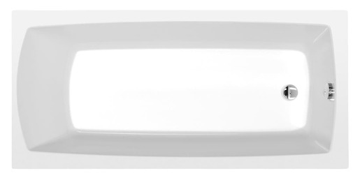 Obdélníková vana Polysan Lily 140x70 cm akrylát levá i pravá 72201