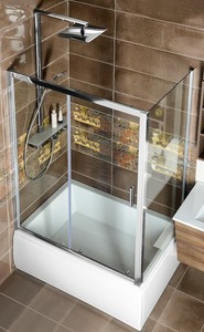 Sprchová vanička obdélníková Polysan DEEP 100x90 cm akrylát 72349