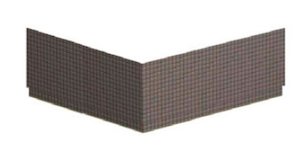 Polysan DEEP 100x90 TIFA panel rohový, levý,72359L