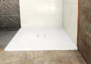 Sprchová vanička čtvercová Polysan 90x90 cm litý mramor 73165