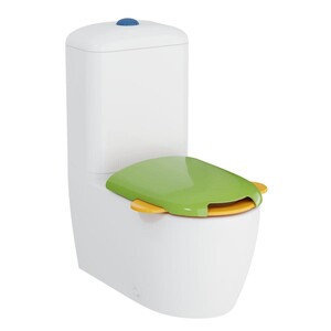 Samostatná mísa ze série Sento Kids k WC kombi s vario odpadem a sníženou výškou pro snadný přístup dětí. WC nádrž ani sedátko nejsou součástí výrobku.