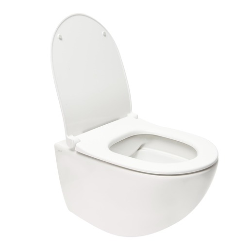 WC závěsné VitrA Sento SmoothFlush včetně sedátka, zadní odpad 7848-003-6147