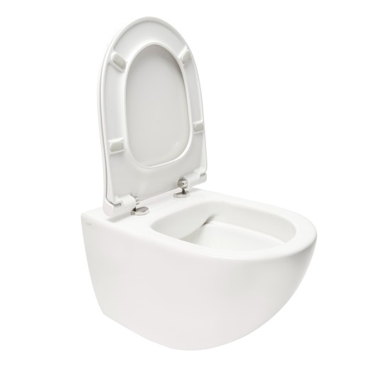 WC závěsné VitrA Sento SmoothFlush včetně sedátka, zadní odpad 7848-003-6147