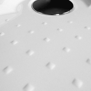 Sprchová vanička čtvrtkruhová Roth 80x80 cm litý mramor 8000064
