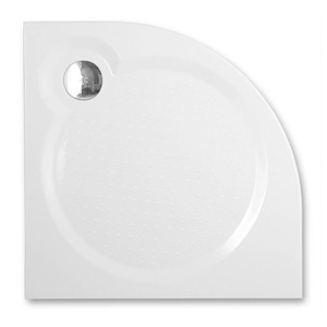 Sprchová vanička z litého mramoru v bílé barvě o rozměru 80x80x13 cm. Rádius vaničky je R 550. Balení bez sifonu.