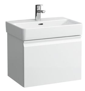 Koupelnová skříňka pod umyvadlo Laufen Pro Nordic 52x37,2x37,2 cm bílá lesk 8302.8.095.464.1