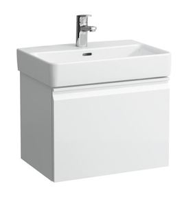 Koupelnová skříňka pod umyvadlo Laufen Pro Nordic 55x37,2x37,2 cm bílá lesk 8303.8.095.464.1