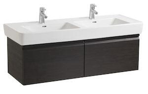 Koupelnová skříňka pod umyvadlo Laufen Pro 122x45x39 cm wenge H4830810954231