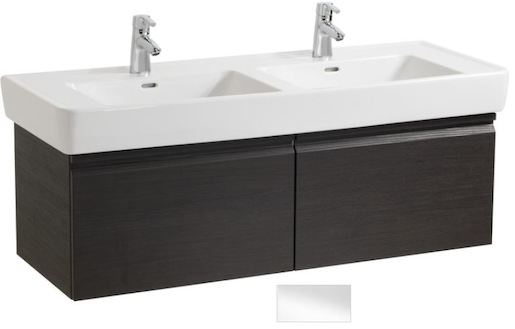 Koupelnová skříňka pod umyvadlo Laufen Pro 122x45x39 cm bílá lesk H4830810954751