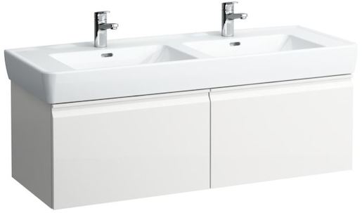 Koupelnová skříňka pod umyvadlo Laufen Pro 122x45x39 cm bílá H4830820954631