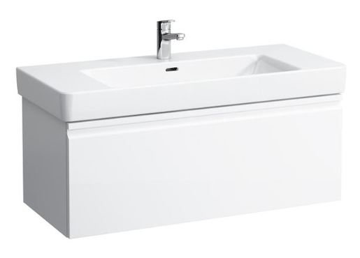 Koupelnová skříňka pod umyvadlo Laufen Pro S 101x45x39 cm bílá lesk H4835520964751