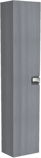 Koupelnová skříňka vysoká Kolo Twins 35x27,5x180 cm grafit stříbrný 88461000