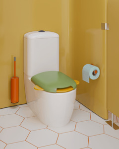 WC štětka VitrA Sento Kids oranžová A4491667