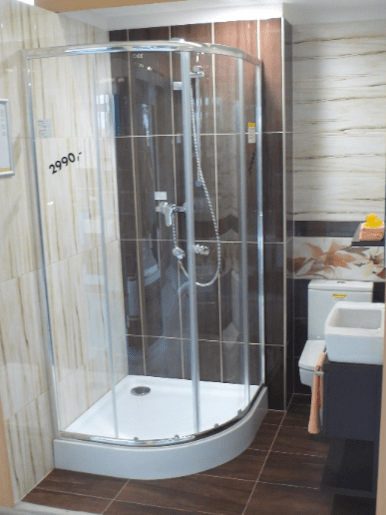 Sprchová vanička čtvrtkruhová Multi 90x90 cm akrylát ABSNEW90S