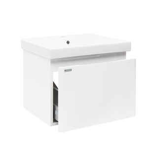 Koupelnová skříňka s umyvadlem Naturel Ancona 60x46 cm bílá lesk ANCONA260BLU