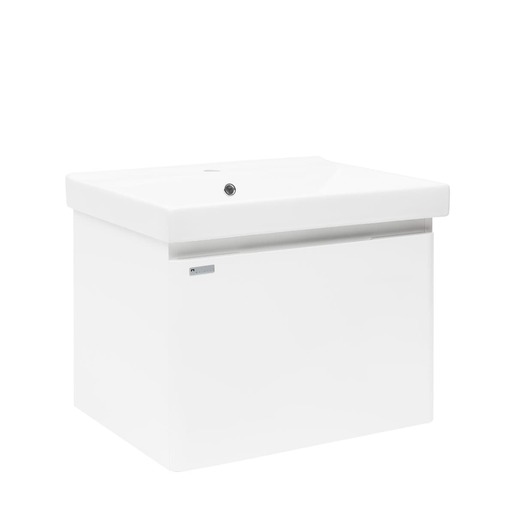 Koupelnová skříňka s umyvadlem Naturel Ancona 60x46 cm bílá lesk ANCONA260BLU