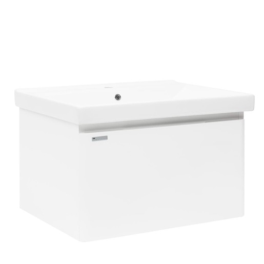 Koupelnová skříňka s umyvadlem Naturel Ancona 80x46 cm bílá lesk ANCONA280BLU