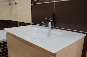 Koupelnová skříňka s umyvadlem Naturel Ancona 60x46 cm akácie ANCONAS60Z