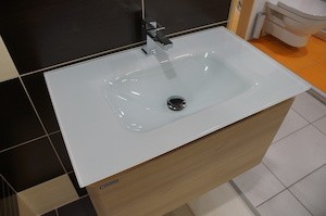 Koupelnová skříňka s umyvadlem Naturel Ancona 90x46 cm akácie ANCONAS90Z