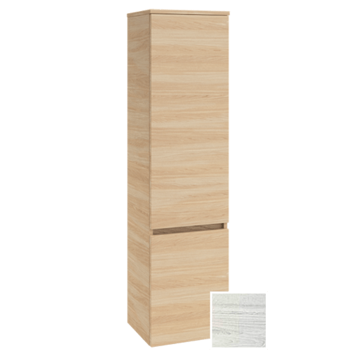 Koupelnová skříňka vysoká Villeroy & Boch Legato 40x35x155 cm bělené dřevo B21300E8