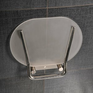 Sprchové sedátko Ravak Chrome Opal/Stainless B8F0000040