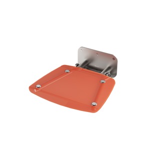 Sprchové sedátko Ravak OVO B sklopné š. 36 cm oranžová B8F0000053