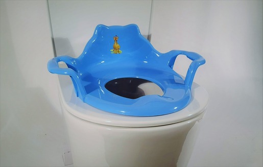 WC prkénko pro děti modré BABYBLUE