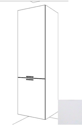 Kuchyňská skříňka pro lednici vysoká Naturel Gia 60 cm bílá mat BF60214BM
