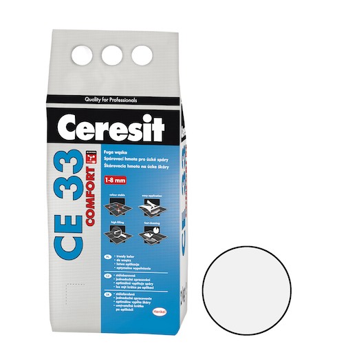 Spárovací hmota Ceresit CE 33 bílá 2 kg CG2A CE33201