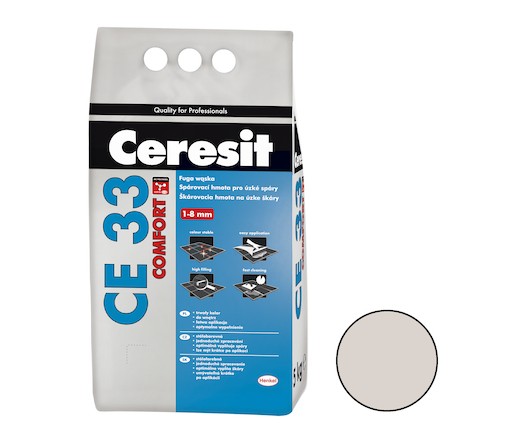 Spárovací hmota Ceresit CE 33 silver 5 kg CG2A CE33504