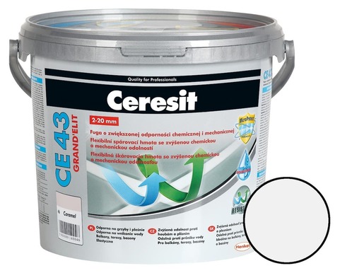 Spárovací hmota Ceresit CE 43 bílá 25 kg CE432501