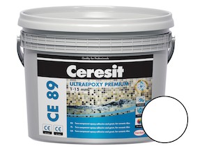 Spárovací hmota Ceresit CE 89 UltraEpoxy Premium crystal white 2,5 kg R2T CE89801