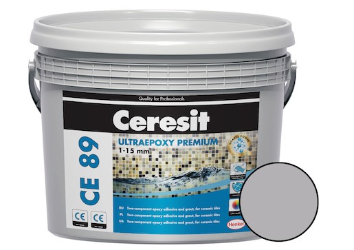 Spárovací hmota Ceresit CE 89 UltraEpoxy Premium concrete gray 2,5 kg R2T CE89809