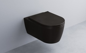 WC sedátko CIELO Smile softclose černá matná CPVSMFLV