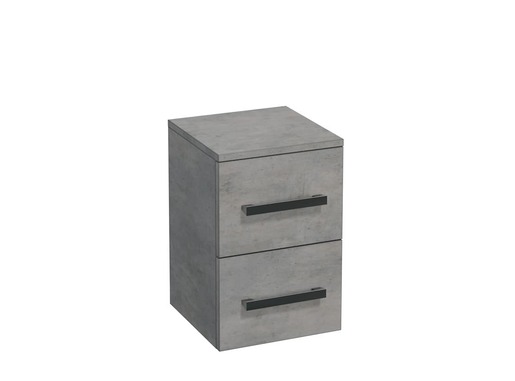 Koupelnová skříňka nízká Naturel Cube Way 32,5x51x33 cm beton CUBE2N32BE