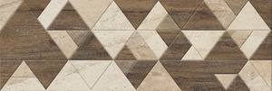 Dekor Fineza Adore beige triangles 20x60 cm mat DADORE26TR
