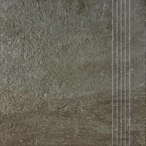 Mrazuvzdorné. Schodovkav barevném provedení hnědočerná o rozměru 29,8x29,8 cm a tloušťce 8 mm s matným povrchem. Vhodné do interiéru i exteriéru. S velkými a nahodilými odchylkami v odstínu barev, struktury povrchu a kresby.