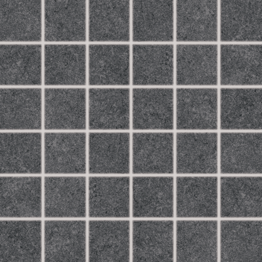 Mozaika Rako Rock černá 30x30 cm mat DDM06635.1