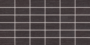 Mrazuvzdorná a rektifikovaná mozaika v černé barvě o rozměru 29,8x59,8 cm a tloušťce 10 mm s matným povrchem. Vhodné do interiéru i exteriéru. S malými rozdíly v odstínu barev, struktury povrchu a kresby. Vhodné do kuchyně, kanceláří.