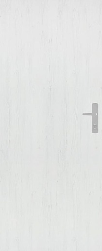 Protipožární interiérové dveře Naturel Technické pravé 80 cm borovice bílá DPOBB80P