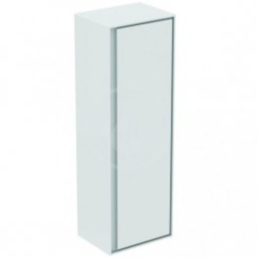 Koupelnová skříňka vysoká Ideal Standard Connect Air 40x30x120 cm světle šedá lesk/bílá mat E0834EQ