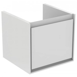 Koupelnová skříňka pod umyvadlo Ideal Standard Connect Air 43x40,2x40 cm světle šedá lesk/bílá mat E0842EQ