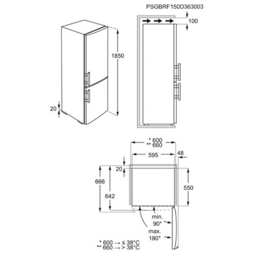 Vestavná chladnička Electrolux EN3601MOX