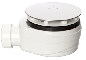 Sifon Optima ke sprchové vaničce průměr 90 mm, nízký chrom ESLIMCR90