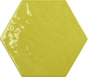 Obklad v zelené barvě o rozměru 15,3x17,5 cm a tloušťce 8 mm s lesklým povrchem. Vhodné pouze do interiéru.