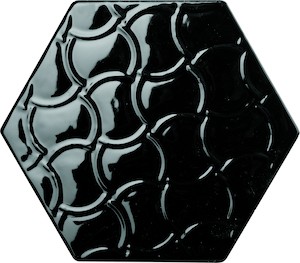 Dekor Tonalite Exabright nero exarel 15x17 cm, lesk EXBEXARELNEL
