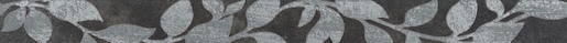 Listela Rako Rush černá 6x60 cm pololesk WLAVD523.1