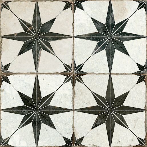 Dlažba Peronda FS Star negro 45x45 cm mat FSSTARN